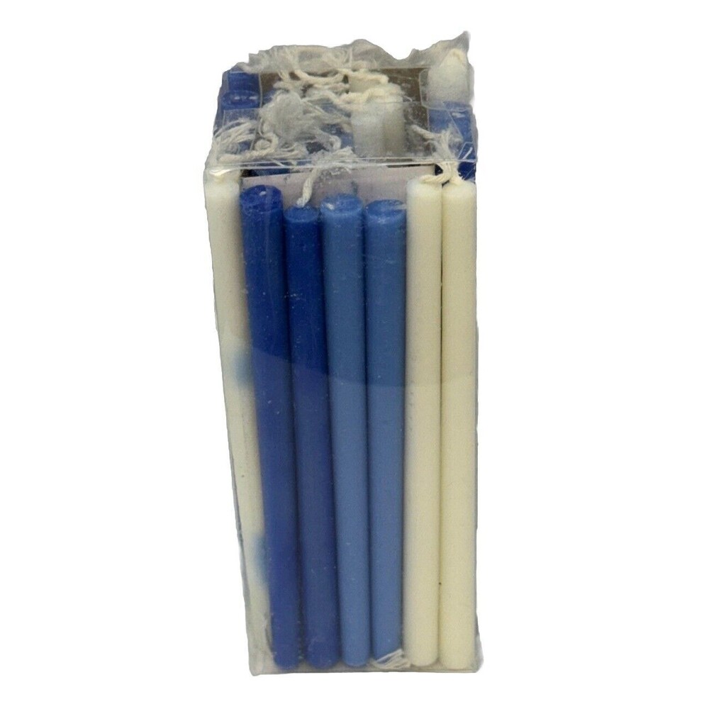 Rite Lite LTD Chanukah Hanukkah Judaica Blue White‎ Candles Menorah - Picture 4 of 11